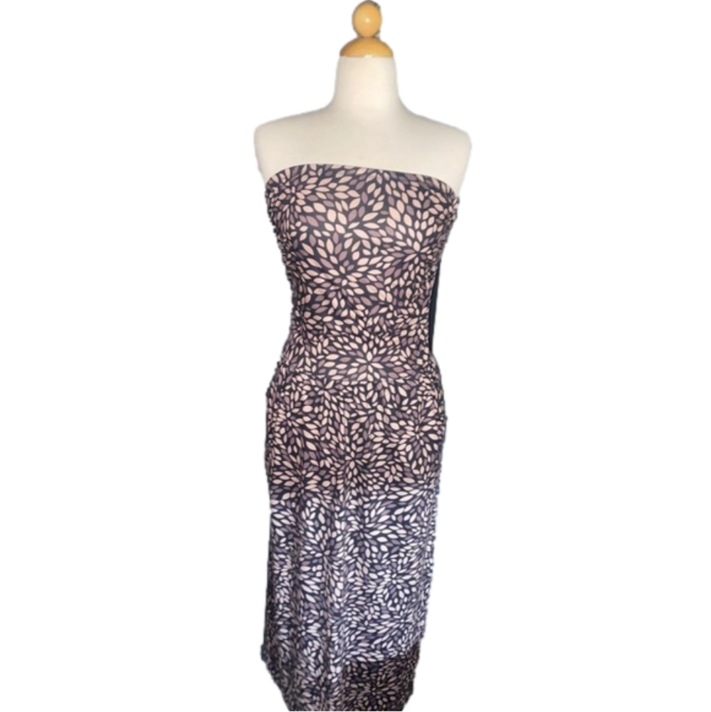 🦋 (2 for $15) Purple Strapless Maxi Dress with Pockets